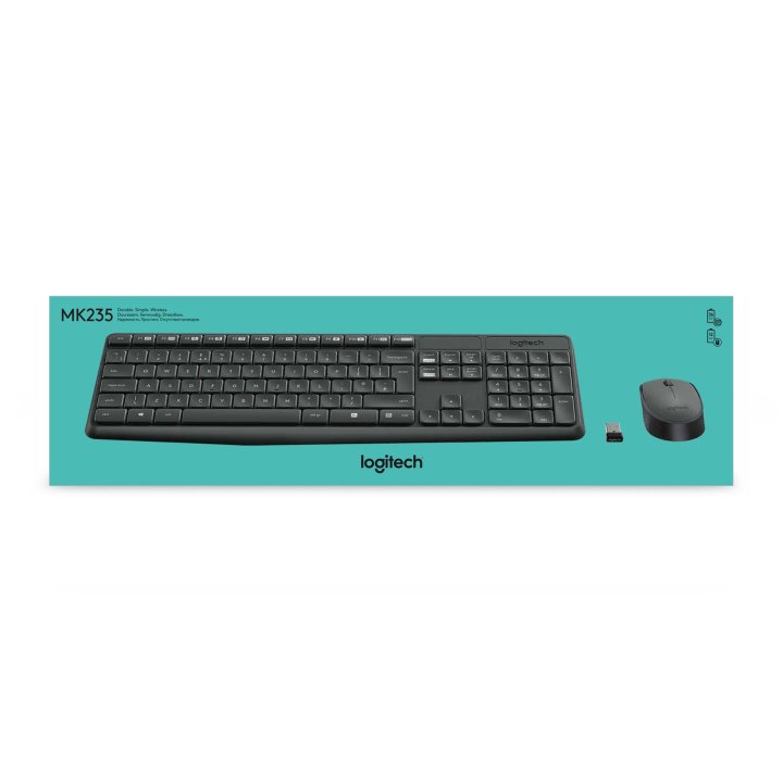 Pack Teclado Y Mouse Logitech Wireless Mk235 P n 920-007919