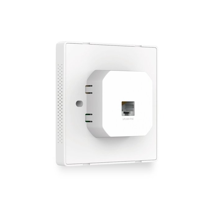 Punto De Acceso Interior Wifi Tp-link Eap115-wall Con Placa De Pared 300mb En 2,4ghz Poe Pasivo 2 An