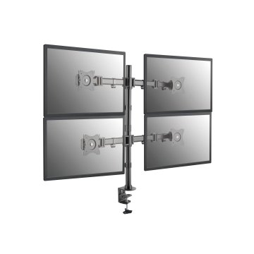 Soporte De Mesa Equip 650117 Para 4 Pantallas 13"-27" Doble Brazo Articulado Vesa Standard Hasta 8kg 2