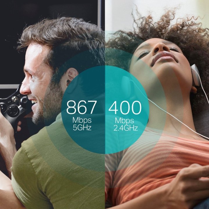 Usb Wifi Dualband Tp-link Archer T4u Ac1300 300mb En 2,4ghz Y 867mb En 5ghz Usb3.0