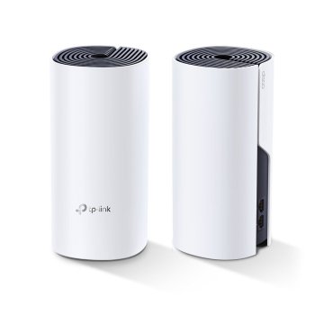 Punto De Acceso Interior Mesh Wifi 5 Tp-link Deco P9 Hibrido Mesh Pack 2 Unidades Ac1200 + Homeplug