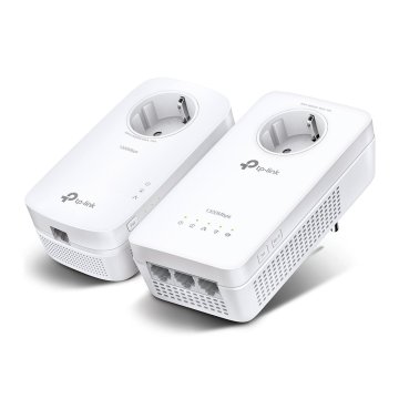 Homeplug Wifi Tp-link Tl-wpa8631p Kit 1300mb Av500 Ac1300 Con 3 Puertos Giga Passthrough Kit Compues