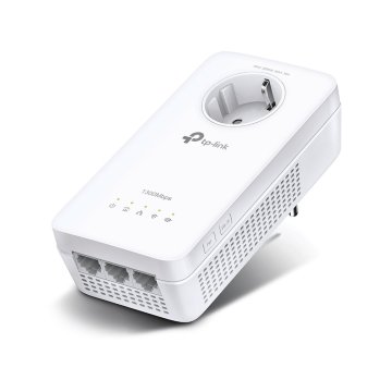 Homeplug Wifi Tp-link Tl-wpa8631p Con Passthrough 3p Giga Wifi Ac1300 Dualband 300 Mbps At 2.4 Ghz +