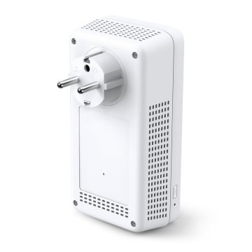 Homeplug Wifi Tp-link Tl-wpa8631p Con Passthrough 3p Giga Wifi Ac1300 Dualband 300 Mbps At 2.4 Ghz + 2