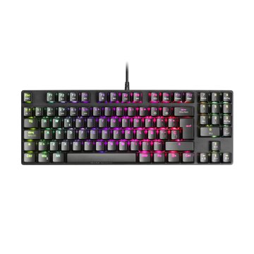 Teclado Mecanico Compacto Tkl Mars Gaming Mkrevo Pro Black Switch Outemu Pro Blue Chipset Vision Mcu 2