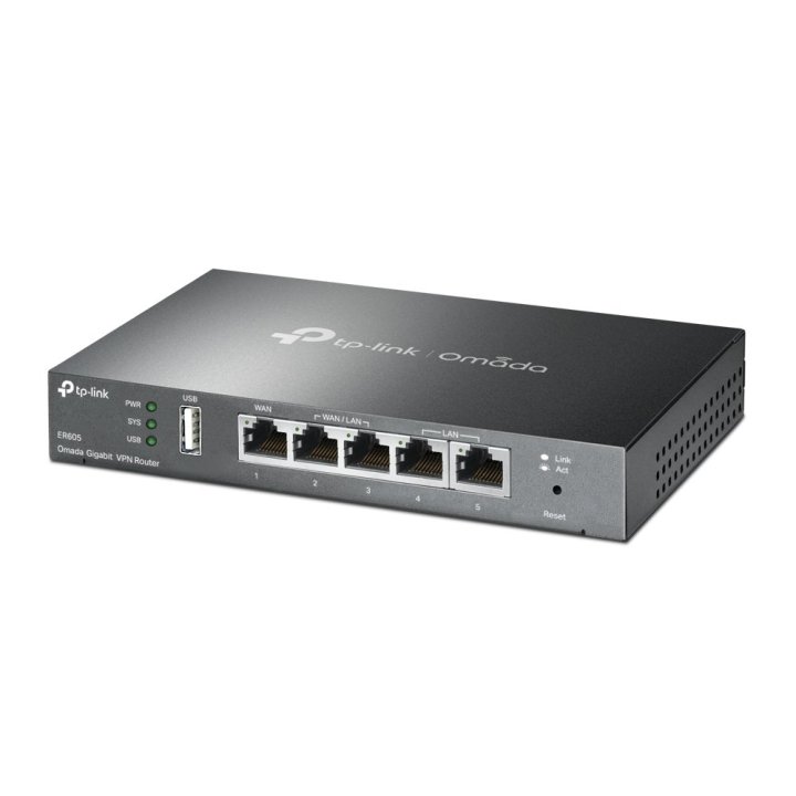 Router Vpn Tp-link Er605 (tl-r605) Safe Stream 5p Gigabit Multi-wan