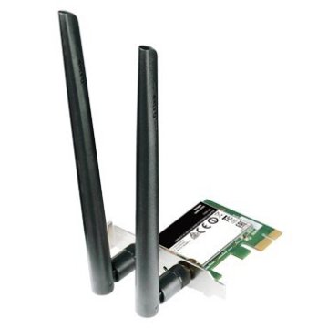 Pci Express Wifi Dualband Dlink Dwa-582 Ac1200 300mb En 2,4ghz Y 867mb En 5ghz 2 Antenas Desmontable