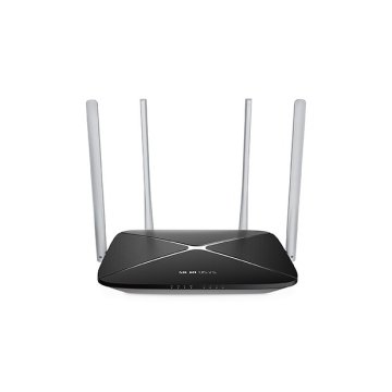 Router Wifi Ac Dualband Mercusys Ac12 Wifi Ac1200 4 Puertos Lan 1 Puerto Wan 4 Antenas De 5dbi 2