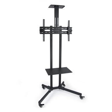 Soporte De Suelo Con Ruedas Tooq Fs1470m-b Para Pantallas De 37"-70" Max. 50kg Vesa Max. 600x400 Neg