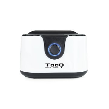 Docking Station Tooq Tqds-802dw 2,5" 3,5" Sata Usb 3.1 Funcion Clonacion Otb Negra-blanca 2