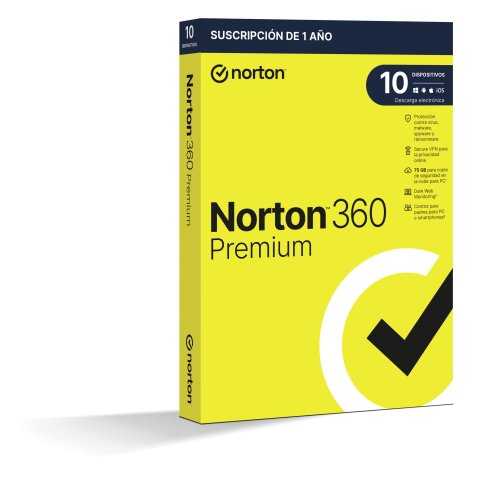 Norton 360 Premium 75gb Es 1 User 10 Device 12mo Box