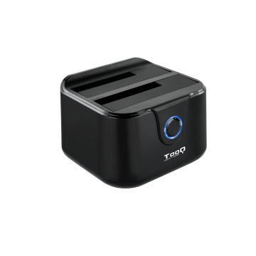 Docking Station Tooq Tqds-802b 2,5" 3,5" Sata Usb 3.1 Funcion Clonacion Otb Negra