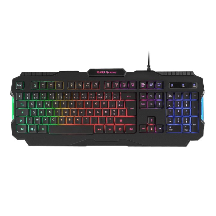 Teclado Mars Gaming Mrk0 En Frances Compacto Y Ligero Anti-ghosting Logitud Cable 3m Usb Teclado Mars Gaming Mrk0 En Frances Compacto Y Ligero Anti-ghosting Logitud Cable 3m Usb