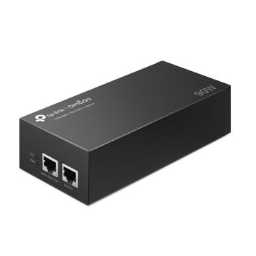 Poe Injector Tp-link Poe380s 2p 10gbps 90w Pasa Datos Y Alimentacion Por El Mismo Cable Hasta 100 Me 2