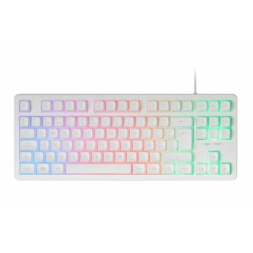 Teclado H-mech Gaming Mars Gaming Mk023 Color Blanco Tamaño Compacto Tkl Iluminacion Rgb 2