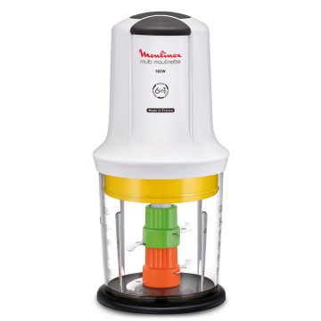 Picadora Moulinex At723110 Multimoulinette 6 En 1 500w 500ml 2 Velocidades Funcion Salsa Color Blanc