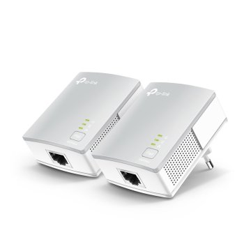 Homeplug Tp-link Powerline 500mb Pa4010kit 1p Ethernet Kit De 2 Unidades Soporta Multiples Iptv Stre