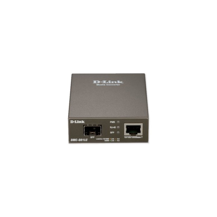 Convertidor Fibra D-link Dmc-g01lc Rj45 Giga A Sfp Media Convertert Para Usar Fibra Monomodo O Multi