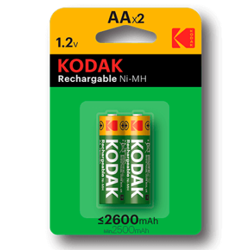 Pila Recargable Kodak Nimh Aa Lr6 2600mah Blister 2...