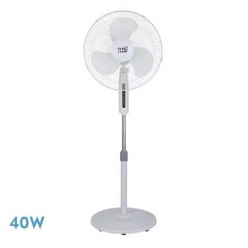Ventilador De Pie Etesio Blanco 3 Velocidades 40w 3 Aspas...