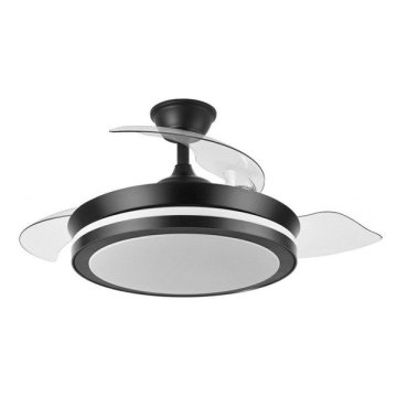 Ventilador Dc Esparta 72w 6120lm Negro 3 Aspas 3 Colores...