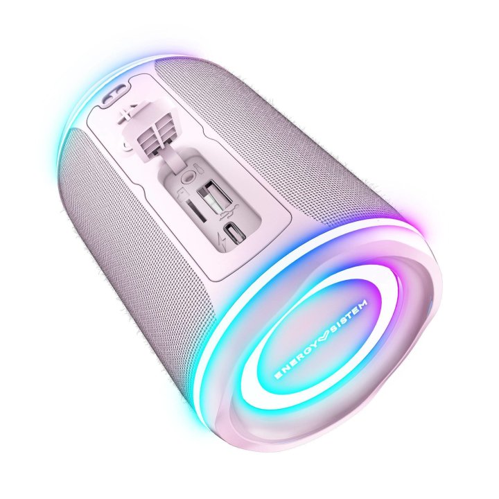 Altavoz Bluetooth Portable Energy Sistem Urban Box Pink Upernova Bt 5.1 16w Iluminacion Rgb Ipx4 Usb Microsd Jack 3.5mm