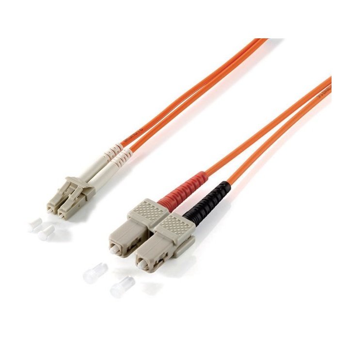 Cable Fibra Optica Multimodo Lc lc 62,5 125 Lsoh 1m Color Naranja