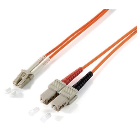 Cable Fibra Optica Multimodo Lc lc 62,5 125 Lsoh 1m Color Naranja