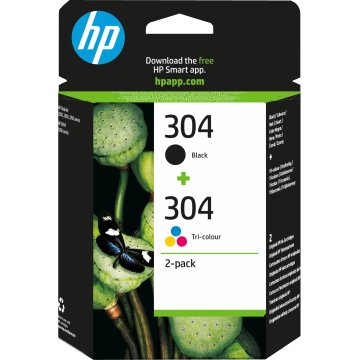 Multipack Hp Nº304 Color Negro Y Color 3jb05ae