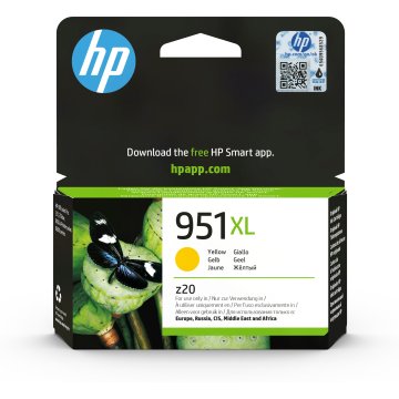 Cartucho Hp Nº 951xl Amarillo Officejet Pro 8600 (cn048ae)