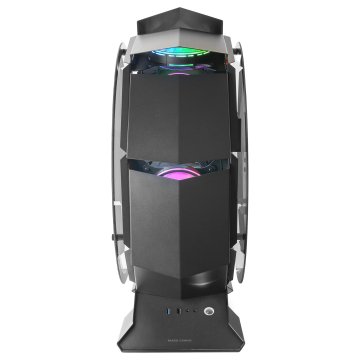 Caja Microatx Gaming Mars Gaming Mcorb Black "caja Deteriorada""cash30" Diseño Esferico Extremo Premium Doble Ventana De Cris 2