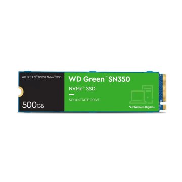 Disco M.2 500gb Western Digital Green Sn350 Nvme Pcie 4,0 - X4 Escritura 1500mbps Wds500g2g0c