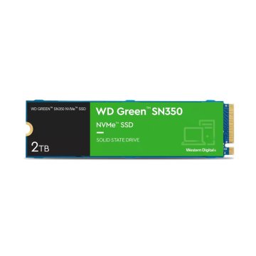 Disco M.2 2tb Western Digital Green Sn350 Nvme Pcie 4,0 - X4 Escritura 3000mbps Wds200t3g0c 2