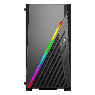 Caja Micro Atx Unyka Mini Glayze Led Frontal Argb Cristal Lateral Templado Usb's 3,0 Vent Trasero Argb 120mm  1-3,5" 1-2,5" 2