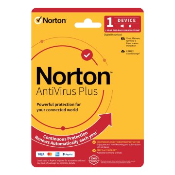 Norton Antivirus Plus 2gb Portugues 1 User 1 Device 12mo...