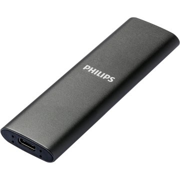 Disco M.2 Externo Philips 500gb Usb-c/usb3.0 540mb Ultra...