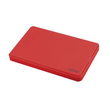 Caja Externa 2.5" Usb 2.0 Approx Apphdd200b Usb 2.0 Para Discos De 2.5" Sata De 9.5mm Color Light Red