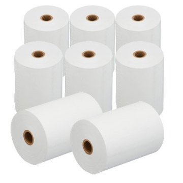 Pack De 8 Rollos De Papel Termico De 80x60mm Libre De...