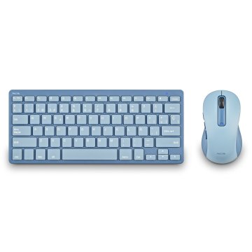 Pack Teclado Y Raton Inalámbrico Ngs Silencioso Recargable Con 12 Teclas Multimedia