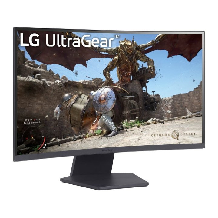 Monitor 27" Gaming Curvo Hdmi Displayport Lg 27gs60qc-b-qhd 2560x1440 180 Hz 1000r