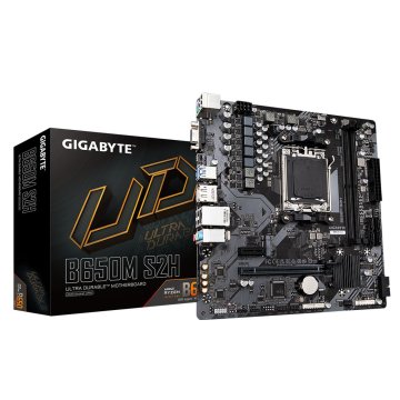 Pb Gigabyte B650m-s2h Ddr5 Rev1.1 M-atx Skt Am5 2xddr5 5600mhz Hdmi Vga Displayport Lan M.2 2