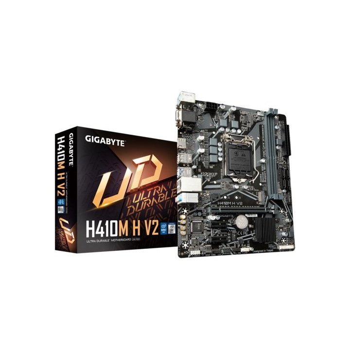 Pb Gigabyte H410m H V2 Skt 1200 M-atx Gen 10º 2xddr4 Hdmi Vga M.2 Raid Usb3.2 1pcie