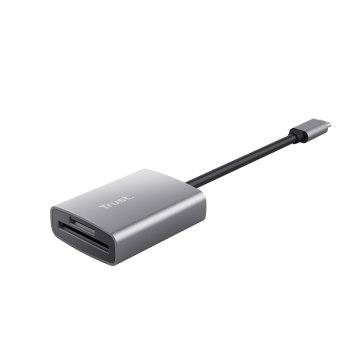 Lector De Tarjetas Externo Trust Dalyx Fast Usb-c Admite Sd, Sdhc Y Sdxc Hasta 2 Tb 24136