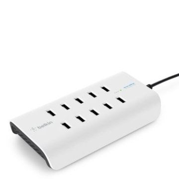Hub Usb 2.0 Belkin 10 Puertos 2.4amp Usb Charger 2