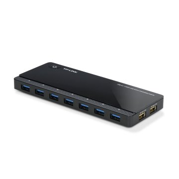 Hub Usb 3.0 Tp-link Uh720 Usb 3.0 7 Puertos + 2 Puertos De Carga Diseño Escritorio Con Adptador De Corriente 2