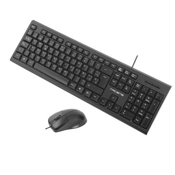 Pack Teclado Y Mouse Tacens Anima Acp0 Teclado Portugues Multimedia Usb Y Mouse Usb 1200dpi Color Negro 2