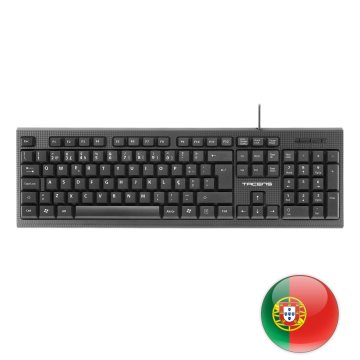 Teclado Tacens Anima Ak0 Usb Color Negro En Portugues