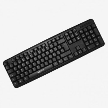 Teclado Usb Corded Approx Mx220 Color Negro 2