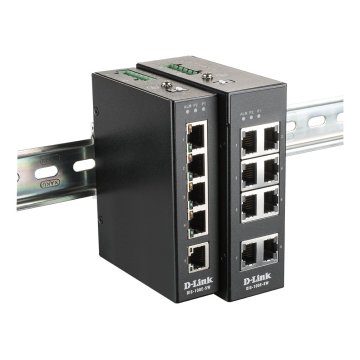 Switch Industrial D-link Dis-100e-8w Sin Gestion 8p 10 100 Baset(x) Ip30 
 2