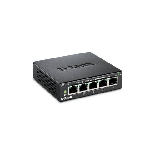 Switch No Gestionable D-link Des-105 5p Ethernet Carcasa Metal Sobremesa No Rack